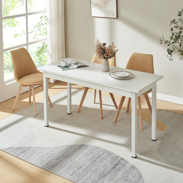 [en.casa]® Matbord Krombach-140x60x75cm-i olika färger-för 6 personer
