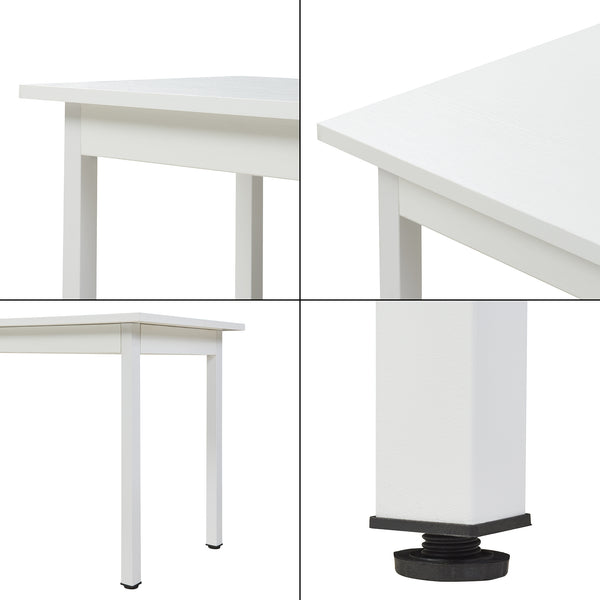 [en.casa]® Matbord Krombach-140x60x75cm-i olika färger-för 6 personer