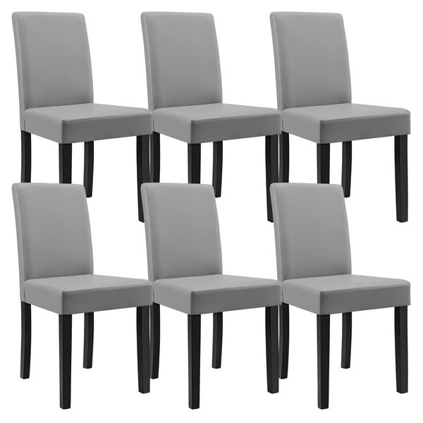Matbord Eslöv 140x90 cm och 6 stolar [en.casa] välj modell