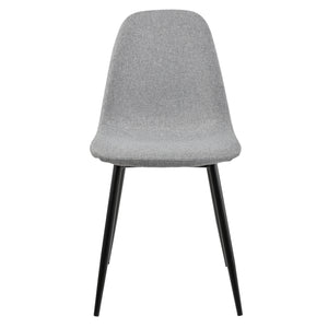 [en.casa]® Matbord Borlänge (120 cmx70cmx75cm) med spännben och 4 stolar
