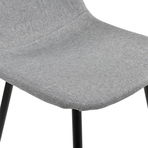 [en.casa]® Matbord Borlänge (120 cmx70cmx75cm) med spännben och 4 stolar
