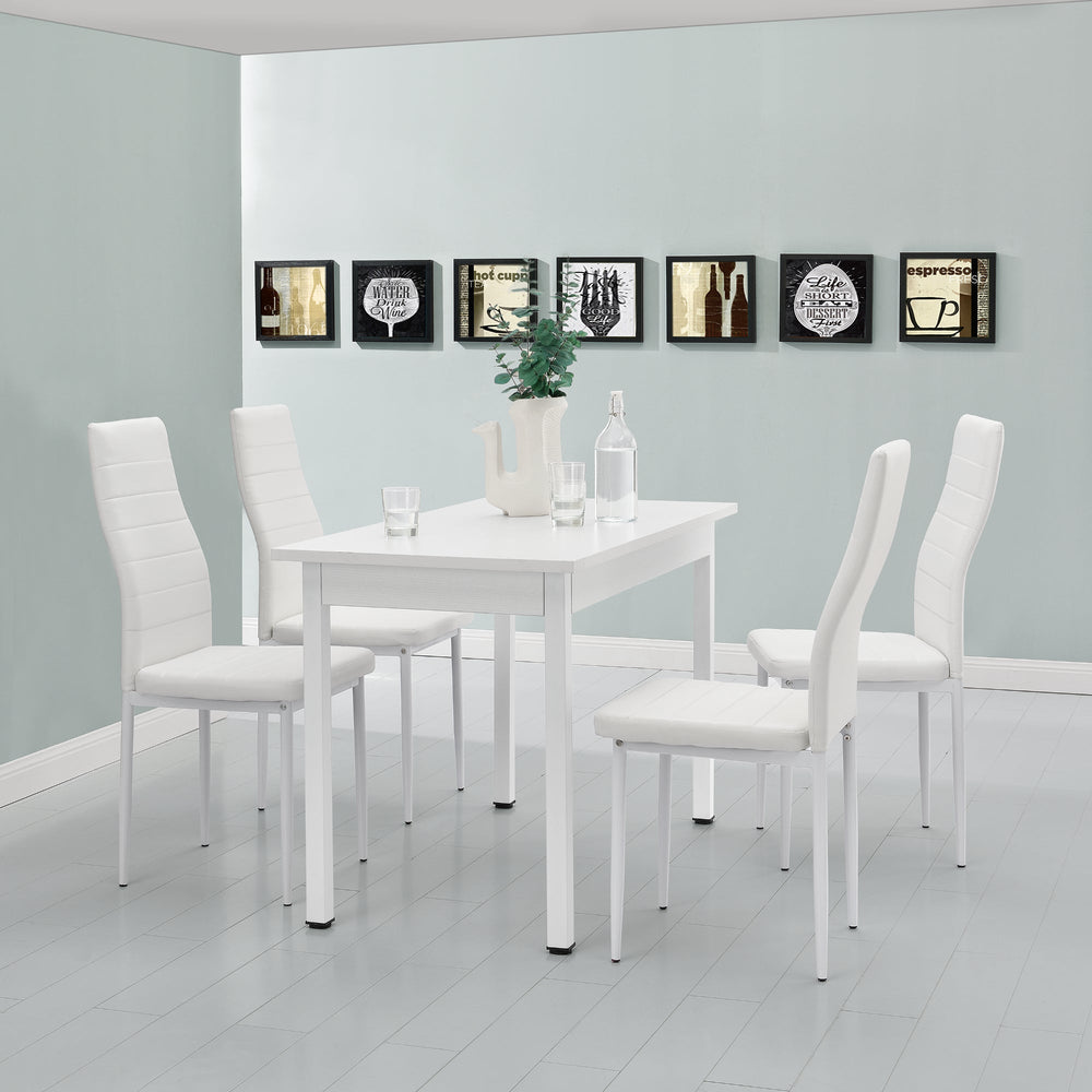 Matgrupp Jørpeland (set, 5 delar) 120x60 cm olika färger [en.casa] - premiumXL