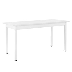 [en.casa]® Avesta Matbord och 6 stolar-140x60x75cm-i olika färger