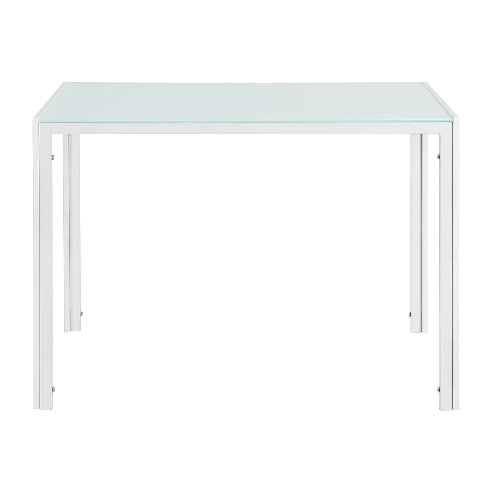 Matbord Eschede 105x60x75 cm med bordsskiva i glas i olika färger en.casa - premiumXL