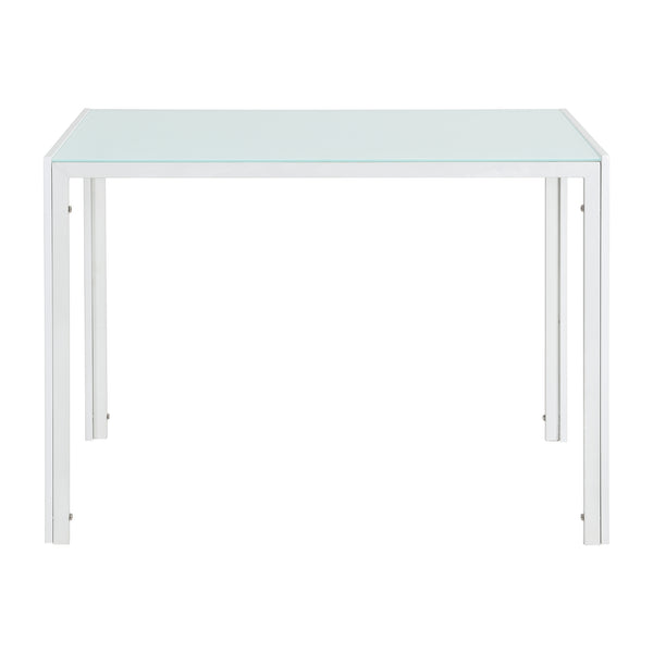[en.casa]® Matbord Porvoo-glas-105x60x75cm-i olika färger-för 4 personer