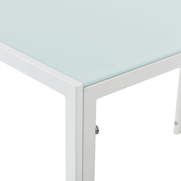 [en.casa]® Matbord Porvoo-glas-105x60x75cm-i olika färger-för 4 personer