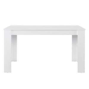 [en.casa]® Matbord Eskilstuna-(140x90-i olika färger) och 6 stolar-mörkgrå