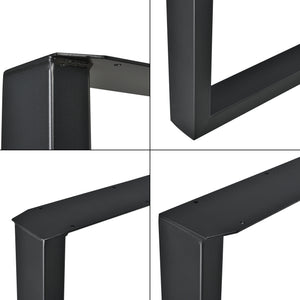 Bordsben Makers set 2 stål [en.casa] välj modell 