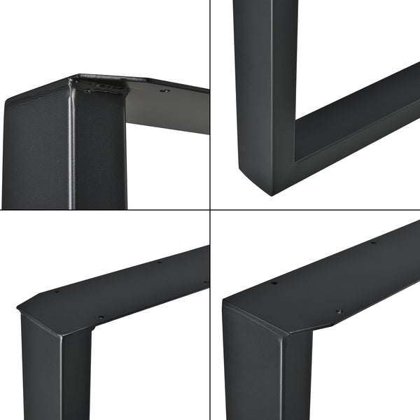 Bordsben Makers set 2 stål [en.casa] välj modell 