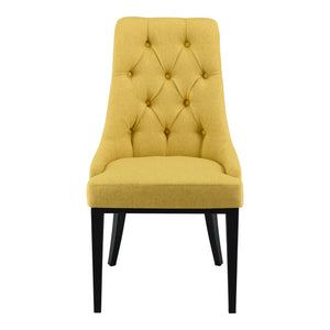 Stol Chester matstol metall textil [en.casa] välj modell