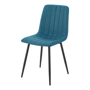 Stol Elsern set om 2 stål textil 89x43x51 cm [en.casa] välj modell
