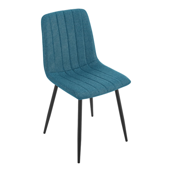 Stol Elsern set om 2 stål textil 89x43x51 cm [en.casa] välj modell