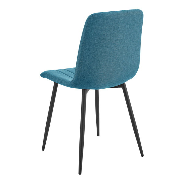 Stol Elsern set om 2 stål textil 89x43x51 cm [en.casa] välj modell