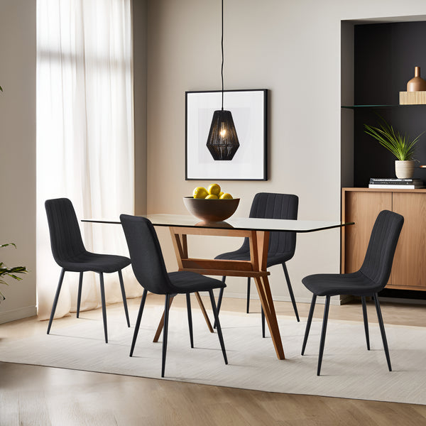 Stol Elsern set om 4 [en.casa]
