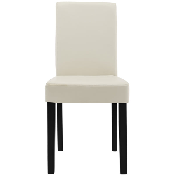 [en.casa]® Matstol/Konferensstol/Stol-Konstläder-set 6-i olika färger-90x37-42x48cm