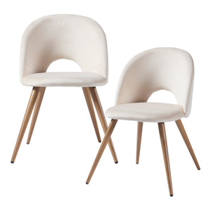 Stol Karijoki set om 2 sammet 77x50x55 cm [en.casa] välj modell