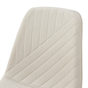 Stol Köfering set om 4 textil 88x44x55 cm [en.casa]