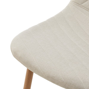 Stol Köfering set om 4 textil 88x44x55 cm [en.casa]