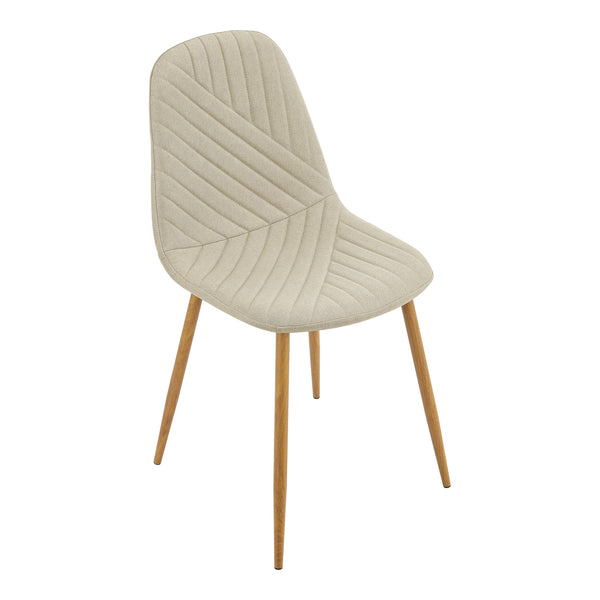 Stol Köfering set om 2 stål 87x44x51 cm [en.casa] välj modell