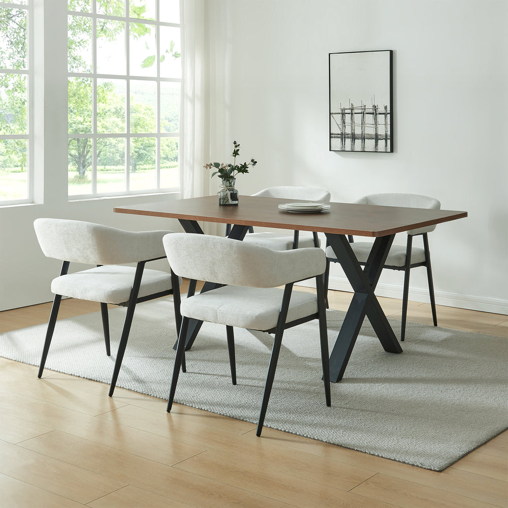 Matgrupp Stol Kohlmand Set [en.casa]