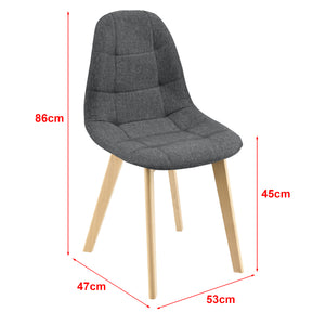 Stol Kopparberg set om 6 [en.casa] välj modell