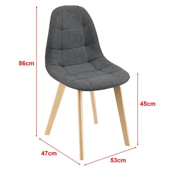 Stol Kopparberg set om 6 [en.casa] välj modell