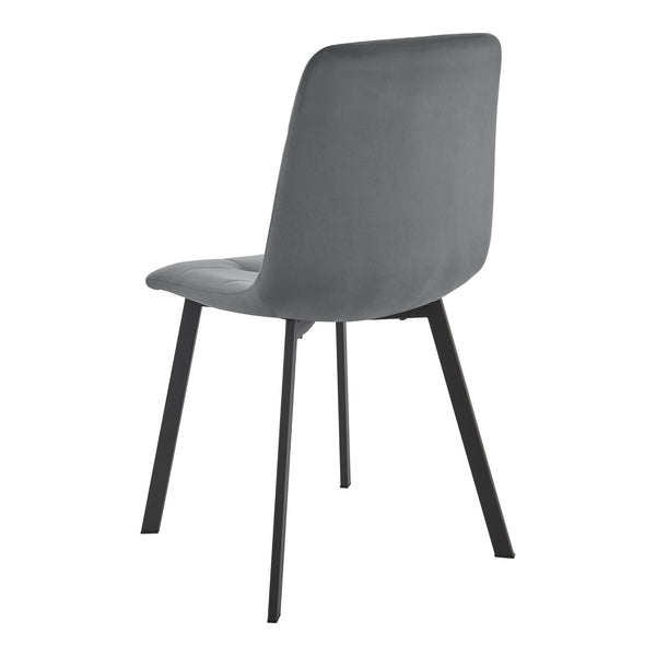 Stol Lexnitz set om 2 sammet stål 89x44x52 cm [en.casa] välj modell