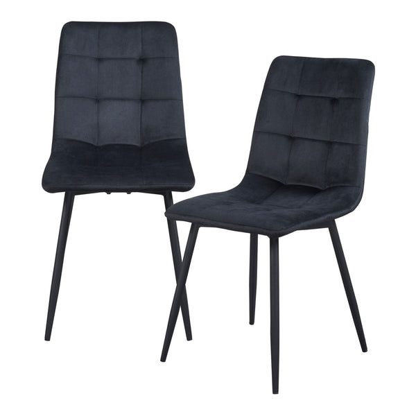 Stol Lexnitz set om 2 sammet 89x44x45 cm [en.casa] välj modell