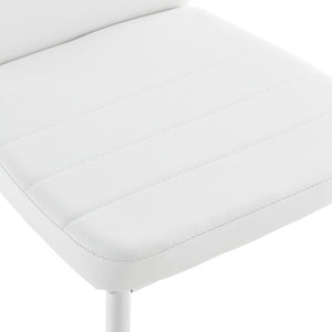 [en.casa]® Matstol/Stol-set 6-Konstläder-i olika färger-96x43x52cm