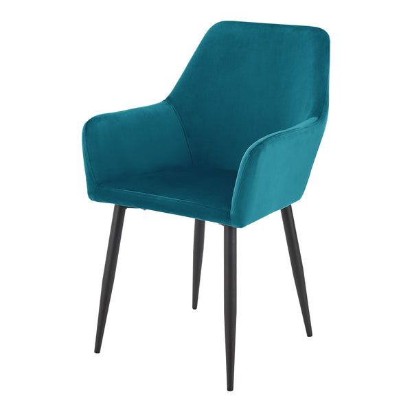 Karmstol Hollola set om 2 sammet stål 86x57x56 cm [en.casa] välj modell