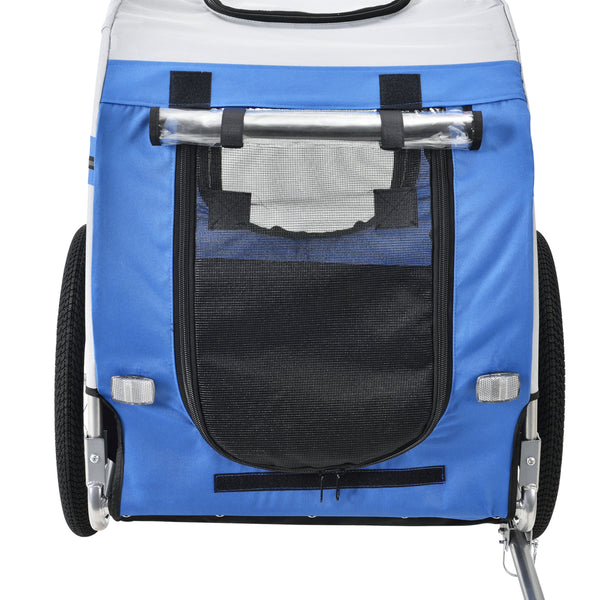 Cykelvagn för hundar 138x71x90cm stålram vattenavvisande max.26kg [pro.tec] i olika färger
