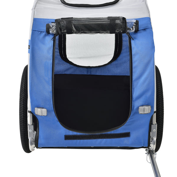 Cykelvagn för hundar 138x71x90cm stålram vattenavvisande max.26kg [pro.tec] i olika färger