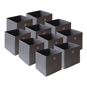 Hopfällbar förvaringslåda set om 10 28x30x30cm [en.casa] välj modell
