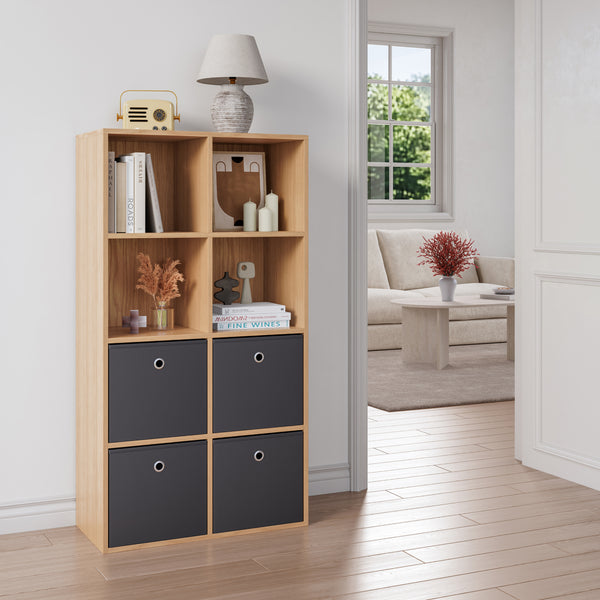Hopfällbar förvaringslåda set om 10 28x30x30cm [en.casa] välj modell