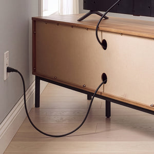 TV-bänk Kilmandar 160x40x49 cm valnötslook [en.casa]