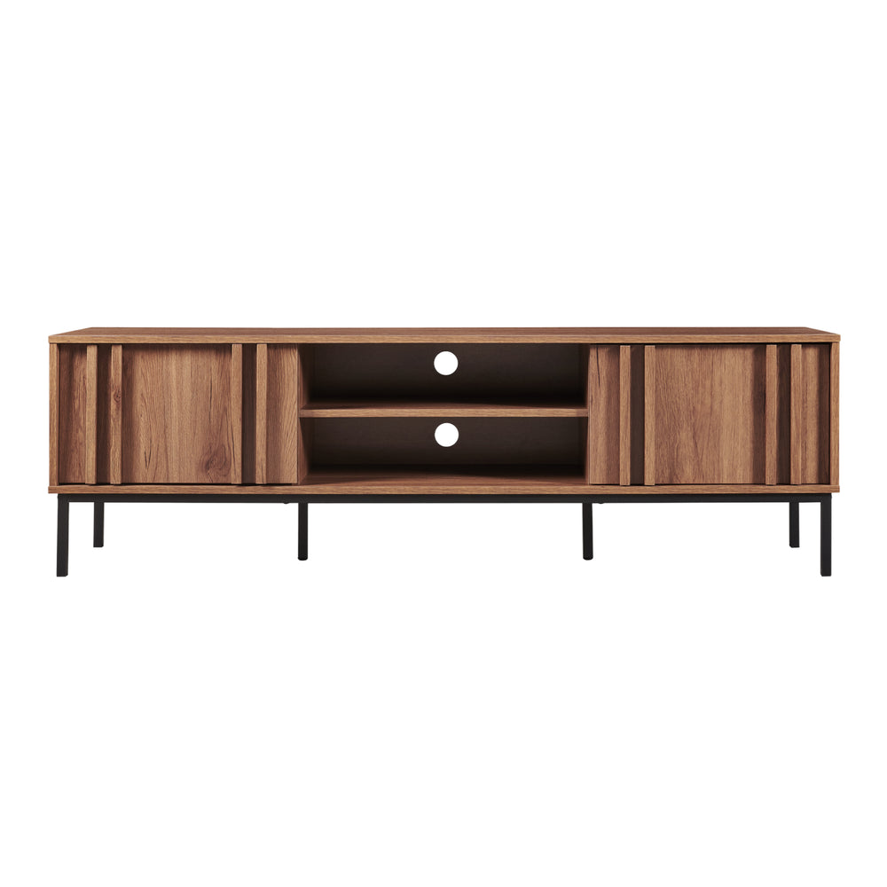 TV-bänk Kilmandar 160x40x49 cm valnötslook [en.casa]