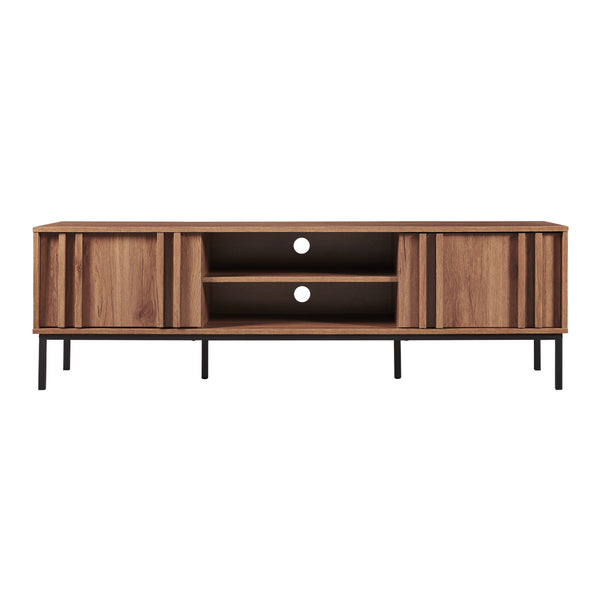 TV-bänk Kilmandar 160x40x49 cm valnötslook [en.casa]