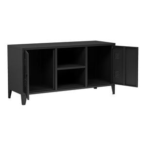 TV-bänk Kotka med dörrar [en.casa]