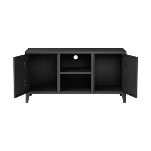 TV-bänk Kotka med dörrar [en.casa]