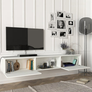TV-bänk Paltamo 180x31x29,5cm i olika färger [en.casa]