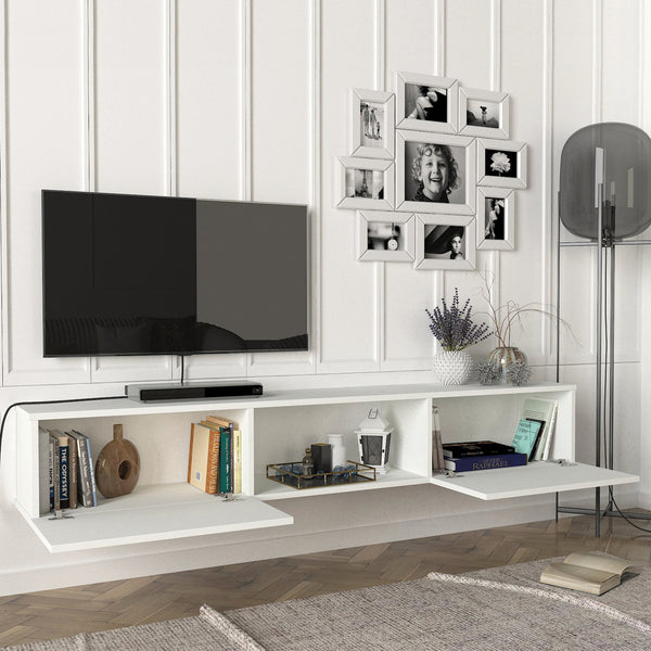 TV-bänk Paltamo 180x31x29,5cm i olika färger [en.casa]