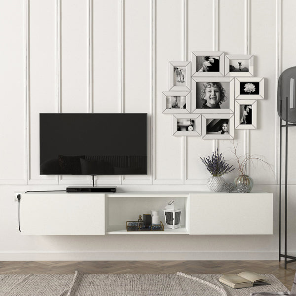 TV-bänk Paltamo 180x31x29,5cm i olika färger [en.casa]