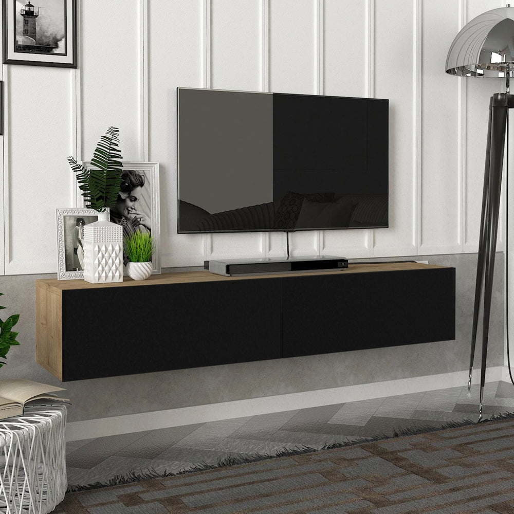 TV-skåp Toivakka 135x31x25cm i olika färger [en.casa] - premiumXL