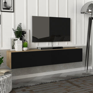 TV-skåp Toivakka 135x31x25cm i olika färger [en.casa] - premiumXL