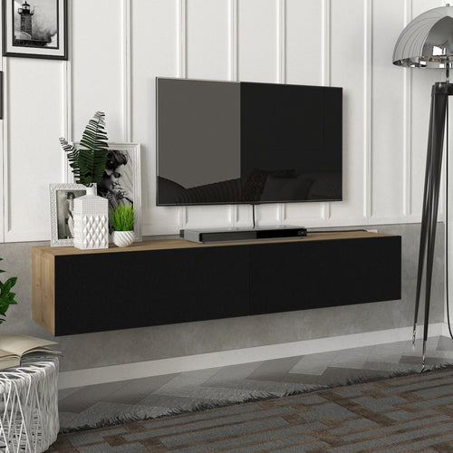 TV-skåp Toivakka 135x31x25cm i olika färger [en.casa] - premiumXL