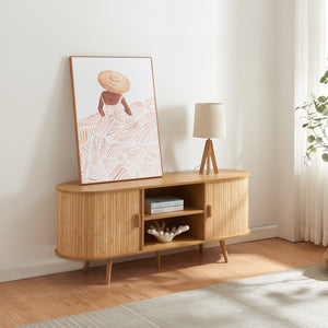 Sideboard Nordkapp med 2 dörrar [en.casa] - premiumXL