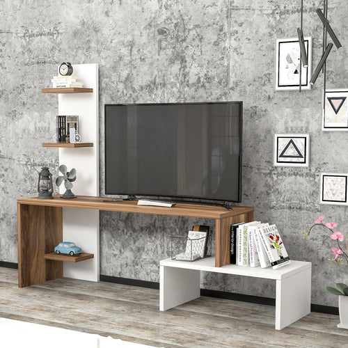TV-bord Hörby med hylla [en.casa] - premiumXL