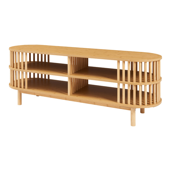 TV-bord Jarvenpaa bambu [en.casa]