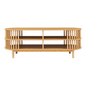 TV-bord Jarvenpaa bambu [en.casa]