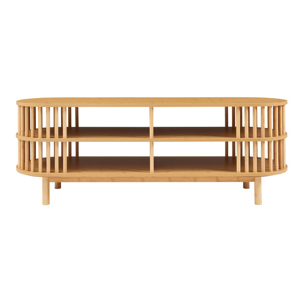 TV-bord Jarvenpaa bambu [en.casa]